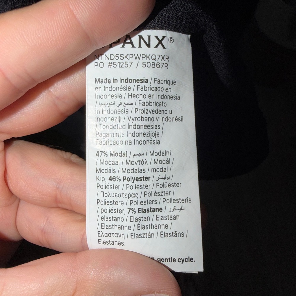 Spanx AirEssentials Open Wrap Cardigan Black 3X Draped Jacket - Picture 9 of 10